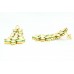 Jadau Polki Earrings Fashion Indian Women Wedding Jewelry Gold Plated Enamel - 8