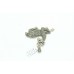 Women's 925 Sterling silver Pendant Marcasite stone Deer shape 1.5 inch