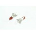 Handmade Butterfly Earrings Women 925 Sterling Silver Natural Carnelian Stones