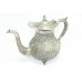 3 Pc/Set Tea Set Handmade Antique Alloyed Silver Tea Pot Milk Pot Sugar Pot - 1