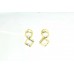 Jadau Polki Small Earrings Fashion Indian Wedding Jewelry Gold Plated Enamel -12