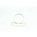 Handmade multi color enamel 925 Sterling Silver unisex ring band size 21