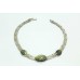 925 Sterling Silver chain choker Necklace Jewelry natural Labradorite gem stone