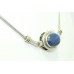 Traditional 925 Sterling Silver chain Necklace Jewelry Blue Lapis Lazuli stone