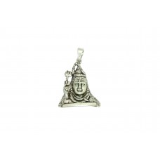 Tribal Temple Jewelry 925 Sterling Silver God Lord Shiva Pendant