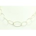 Women's 925 Sterling Silver designer long oval shape Chain 20 Inches 14.5 Grams