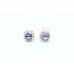 Handmade Studs Earrings 925 Sterling Silver Synthetic Alexandrite Stones - 3