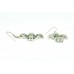 Handmade Dangle Earrings 925 Sterling Silver Natural Green Peridot Gem Stones