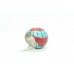 Traditional Handmade 925 Sterling Silver Ring Coral Turquoise Gem Stones Chips