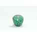 Traditional Handmade 925 Sterling Silver Ring Malachite & Coral Gem Stones Chips