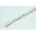 Handmade 925 Sterling silver Bracelet Cultured White Pearl Bracelet Length 7.3"