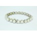 Handmade 925 Sterling silver Bracelet Cultured White Pearl Bracelet Length 7.3"