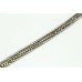 Chain Design Handmade Traditional Women 925 Sterling Silver Bracelet Length 7.4"