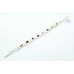 925 Sterling Silver Navratan Multi Precious & Semi Precious Gemstone Bracelet