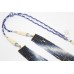 Blue Sapphire Oval Beads Stones NECKLACE 7 lines 306 Carats