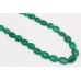 Beautiful Single Line Natural Green Onyx Beads Stones NECKLACE 19 inch