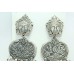 Traditional Tribal Temple 925 Sterling Silver God Ganesha Goddess Kali Earrings