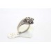 Sterling silver 925 Ring animal tiger face 5.69 grams size 15