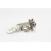 Sterling silver 925 Ring animal dragon face 6.38 grams size 20