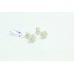 925 Sterling Silver women's Ear Stud Earring White natural Diamond stone 0.66 Ct