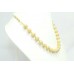 Gold Plated 925 Sterling Silver White Enamel chain necklace