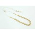 Gold Plated 925 Sterling Silver White Enamel chain necklace