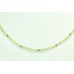 Natural Semi Precious green peridot Beads Necklace Strand 20 inch