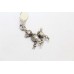 Handcrafted 925 Sterling plain polished Silver dog Charm Pendant 1.2 P 204