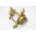 Brass Handmade Deepak Pooja prayer items Ganesha God religious decorative