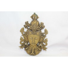 Brass Handmade Figurine God Buddha Idol decorative wall hanging P 284