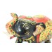 Handicraft Wooden Black Red Elephant Hand Painting Home Decorative gift item