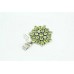 Handmade Women 925 Sterling Silver Pendant Natural Green Peridot Stone 20.94 Gr