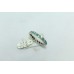 925 Sterling silver Women's band ring natural turquoiae stone Size No. 16