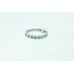 925 Sterling silver Women's band ring natural turquoiae stone Size No. 16