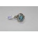 925 Hallmarked Sterling silver Real Blue Topaz Gemstone Ring Size No. 15