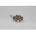 Stamped 925 Sterling Silver Women's Ring with Golden Topaz Gemstone