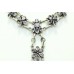 Designer Handmade 925 Sterling Silver Natural Purple Amethyst Gemstone Necklace