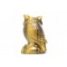 Natural brown tiger eye's gemstone Owl Bird Figure Home Decorative Gift Item.