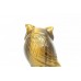 Natural brown tiger eye's gemstone Owl Bird Figure Home Decorative Gift Item.