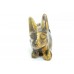 Natural Brown Tiger's eye gem stone Rabbit Figure Home Decorative Gift Item