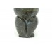 Handmade Natural grey Labradorite gemstone Owl Bird Figure Home Decorative Gift