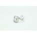 Sterling silver 925 Women's ring Artificial zircon stones Ring size 14