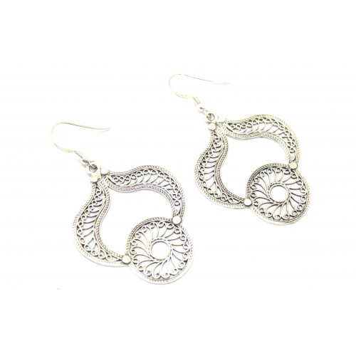 Raindrops Sterling Silver Earrings | Filigree earrings, Sterling silver  filigree, Earrings