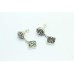 Handmade 925 Silver Jewelry dangle Earrings engraved design 2.1 inch