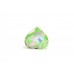Cloisonne green Enamel Work 925 Sterling Silver Trinket Box Heart Shape