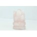 Natural Pink Rose Quartz Stone God Ganesha Home Decorative Statue idol 3.2'