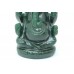 Hand crafted Natural Green Jade Stone God Ganesha Home Decorative Statue idol