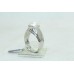 925 Hallmarked Sterling Silver Men's Ring Pearl Gemstone Size 21