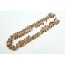 Handmade Designer Natural Sand stone bezel setting necklace 16.1 Inch
