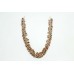 Handmade Designer Natural Sand stone bezel setting necklace 16.1 Inch